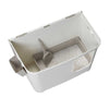 Moderna Casetta Camelia High Wall Cat Litter Box, Soft White