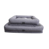 T&S Bolster Dog Lounge, Steel Grey