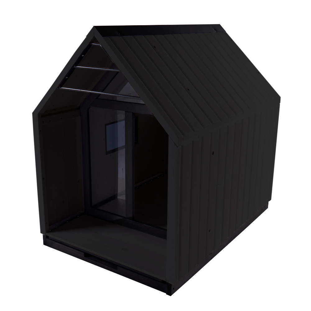 Nordic Modern Dog House Black Modern Pets