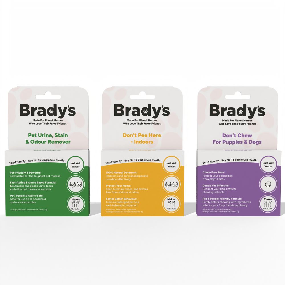 Brady's Eco-Friendly Urine, Stain & Odour Remover for Dogs
