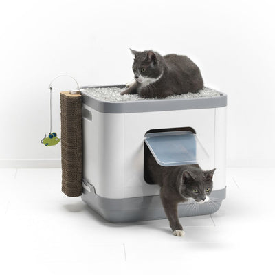 Moderna Cat Concepts 3-in-1 Cat Litter Box, Bed and Scratching Post