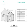 Nordic Modern Dog House, Black
