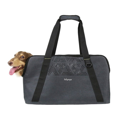 Ibiyaya Breezy Wanderer Dog Tote Carrier Bag for Dachshunds