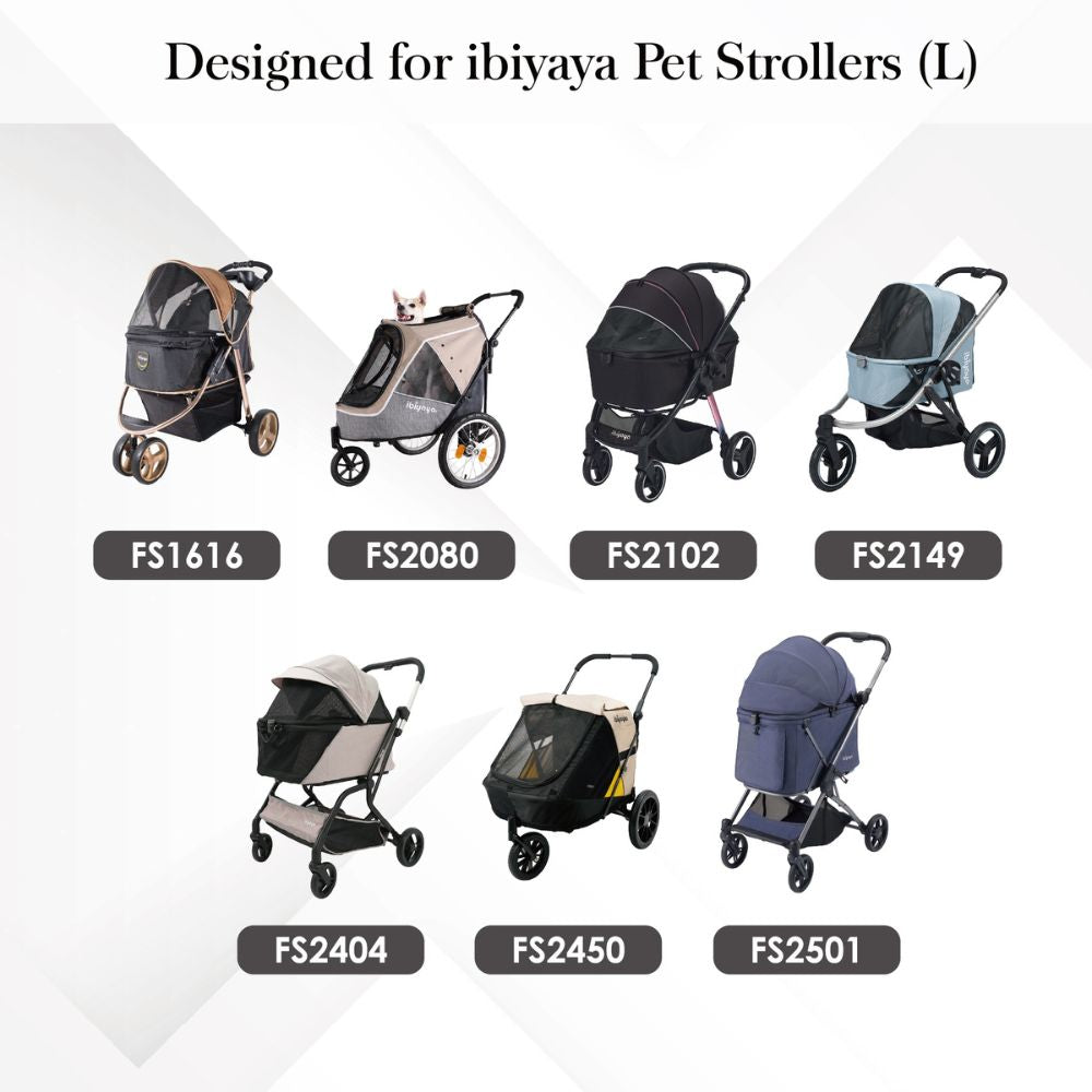 Ibiyaya All Season Pet Stroller Cushion Set, Thames Green