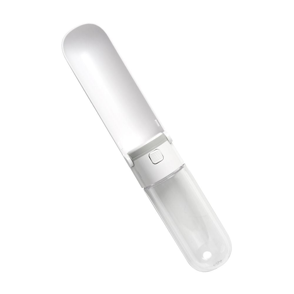 Ibiyaya PupOasis Fold & Go Dog Water Bottle, White