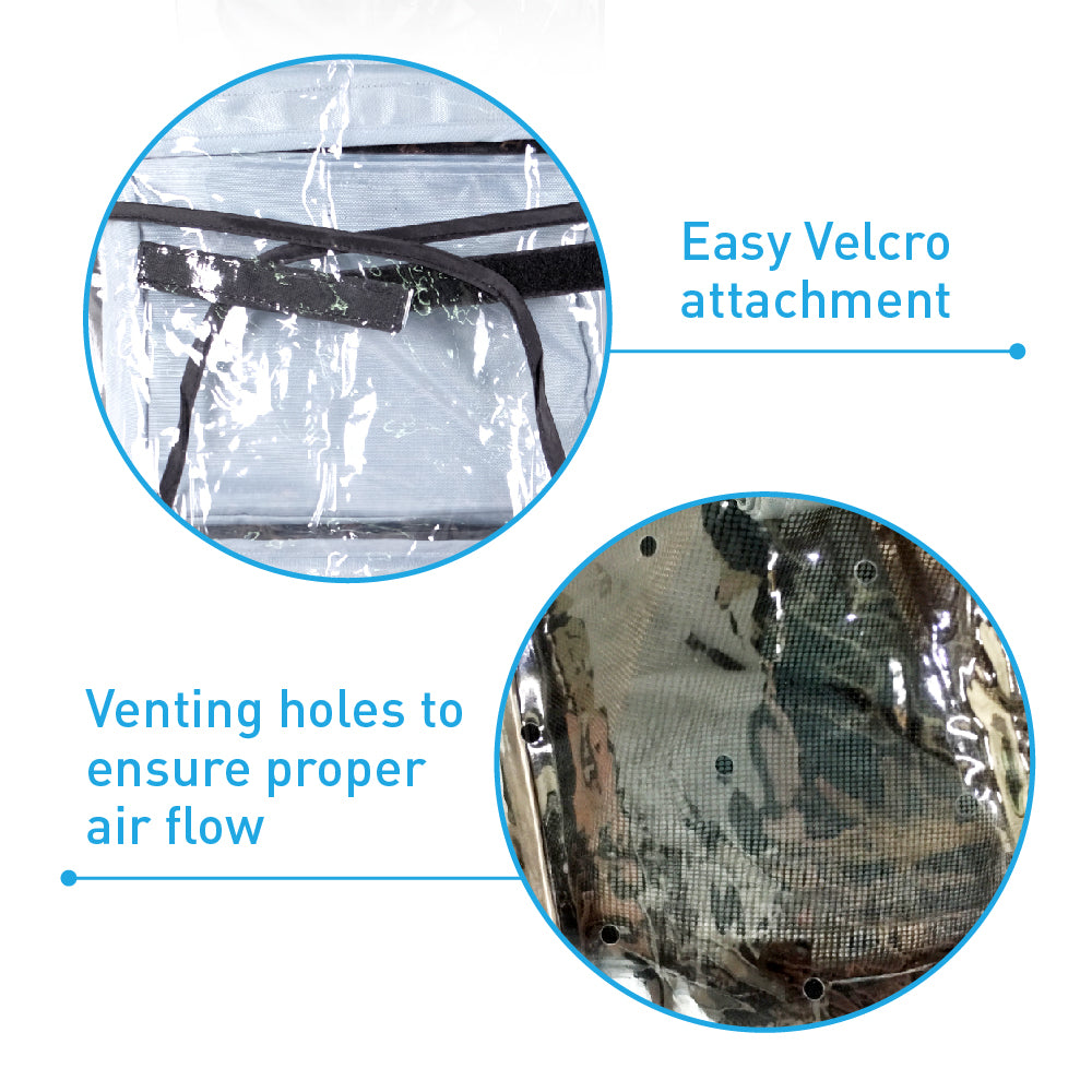 Ibiyaya Universal Pet Pram Rain Cover | Medium