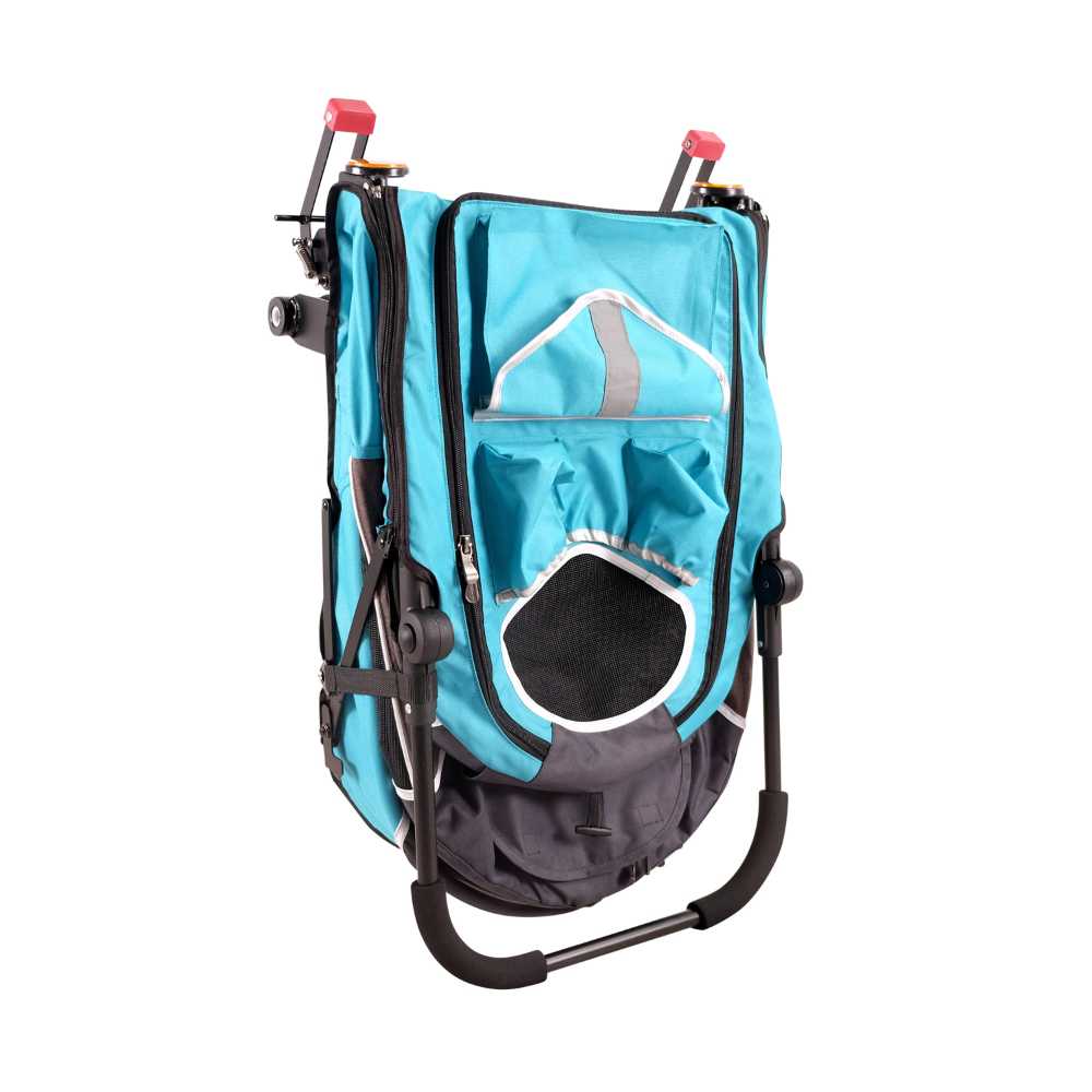 Ibiyaya Happy Pet V2 Bike Trailer & Jogger, Ocean Blue