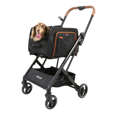 Ibiyaya JetPaw 3-in-1 Pet Stroller with Removable Airline Carrier