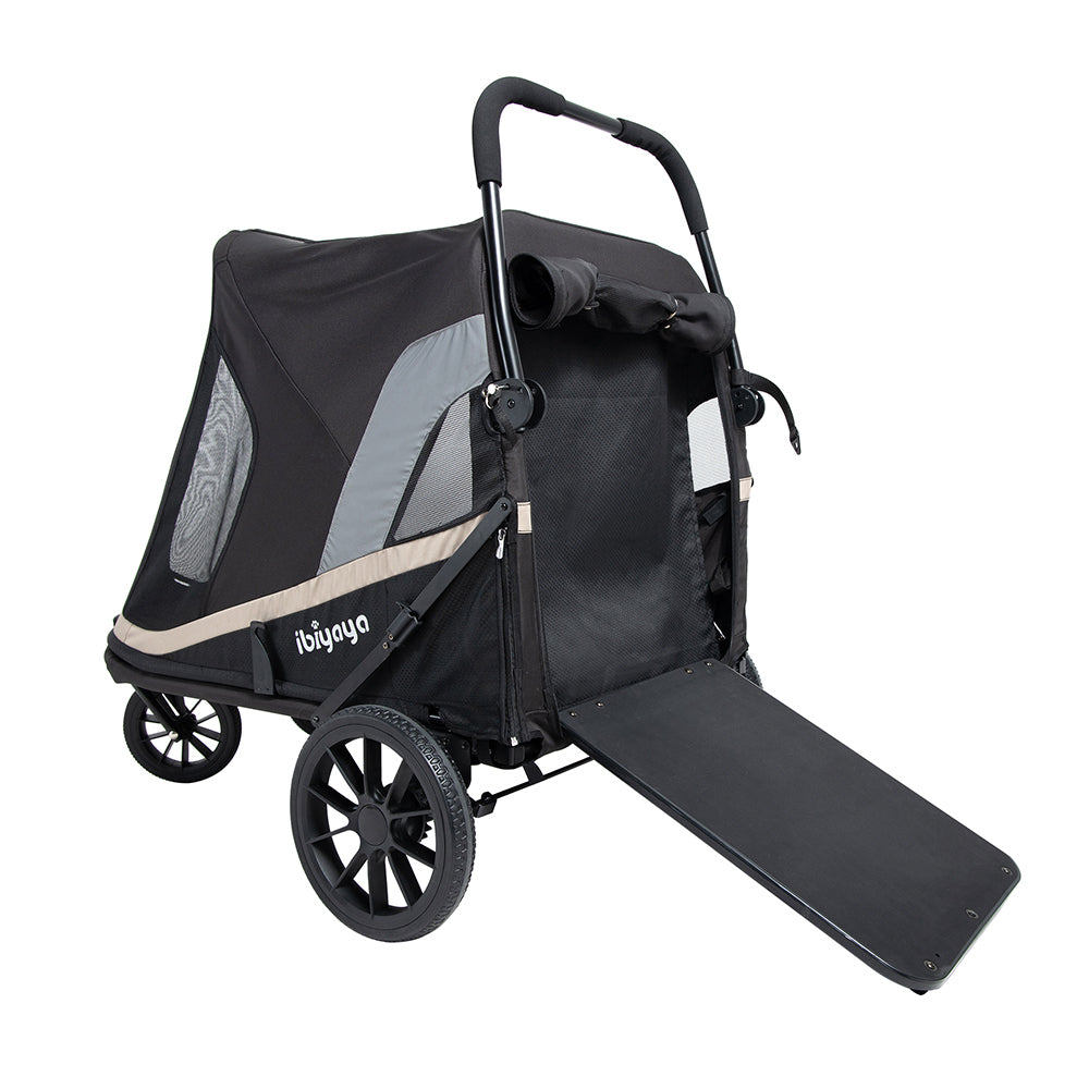 Ibiyaya Grand Cruiser Pet Stroller Accessible Dog Ramp