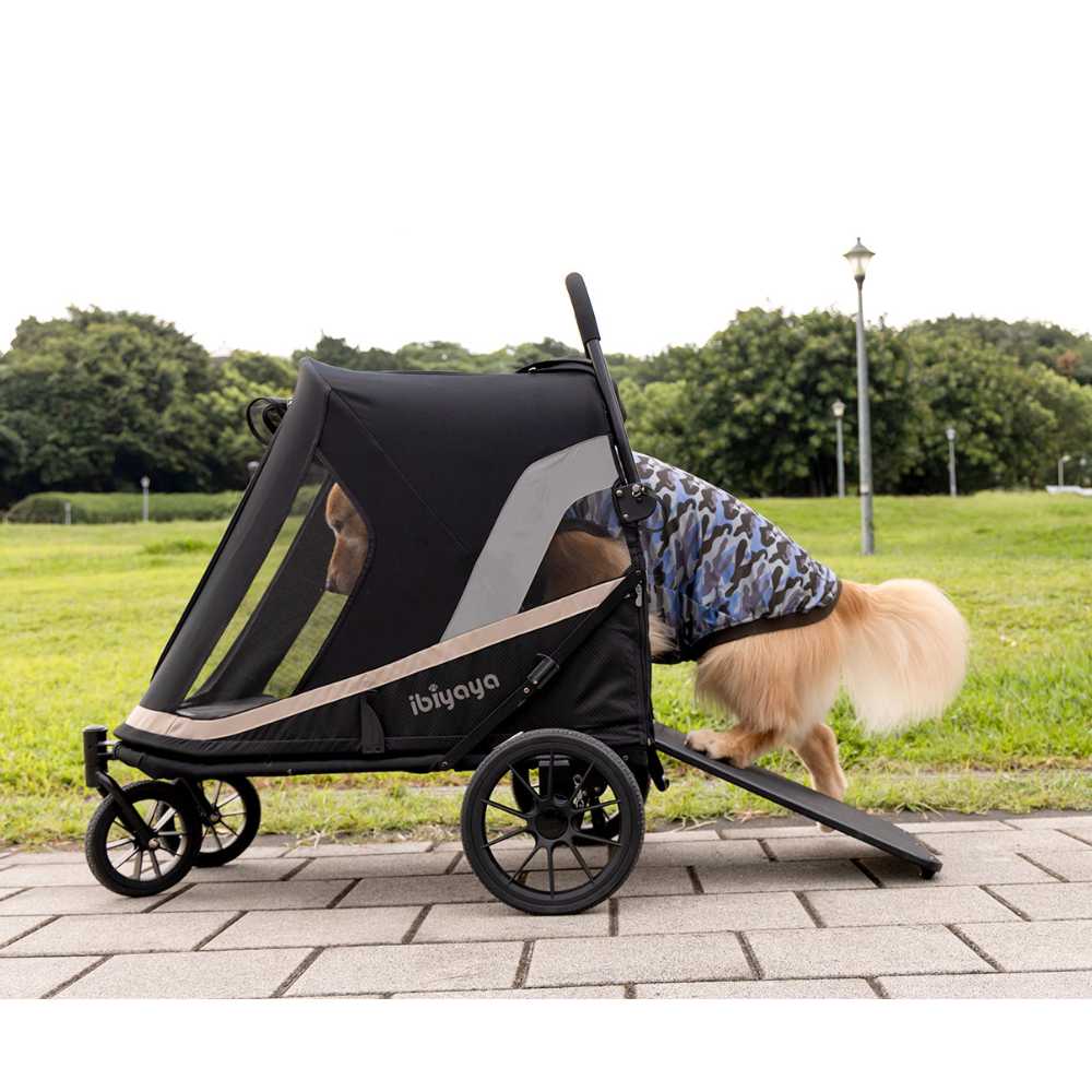 Stroller Railing Ramp Ibiyaya Grand Cruiser Pet Stroller Accessible Dog Ramp