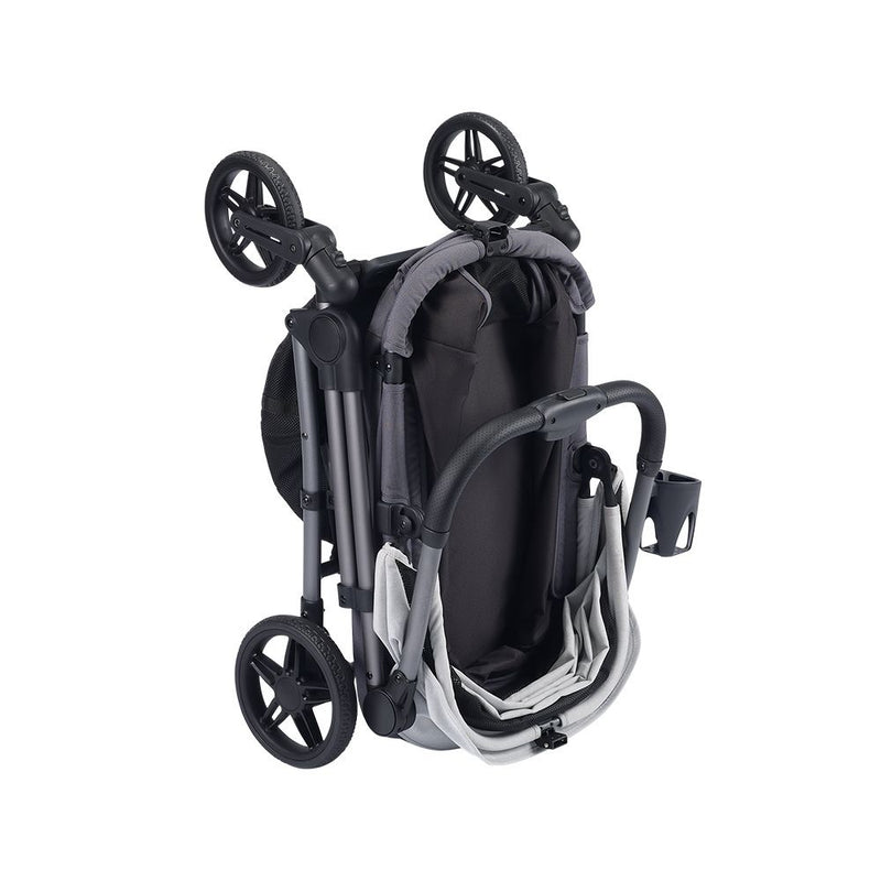 Ibiyaya Maxi Deep Carriage Pet Stroller, Twin Grey