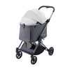 Ibiyaya Maxi Deep Carriage Pet Stroller, Twin Grey