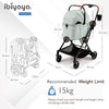 Ibiyaya Tinker Small Detachable Pet Stroller, Sage Green