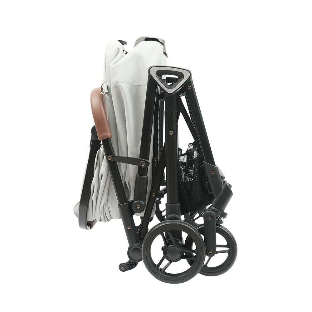 Ibiyaya Tinker Small Detachable Pet Stroller, Silver Grey