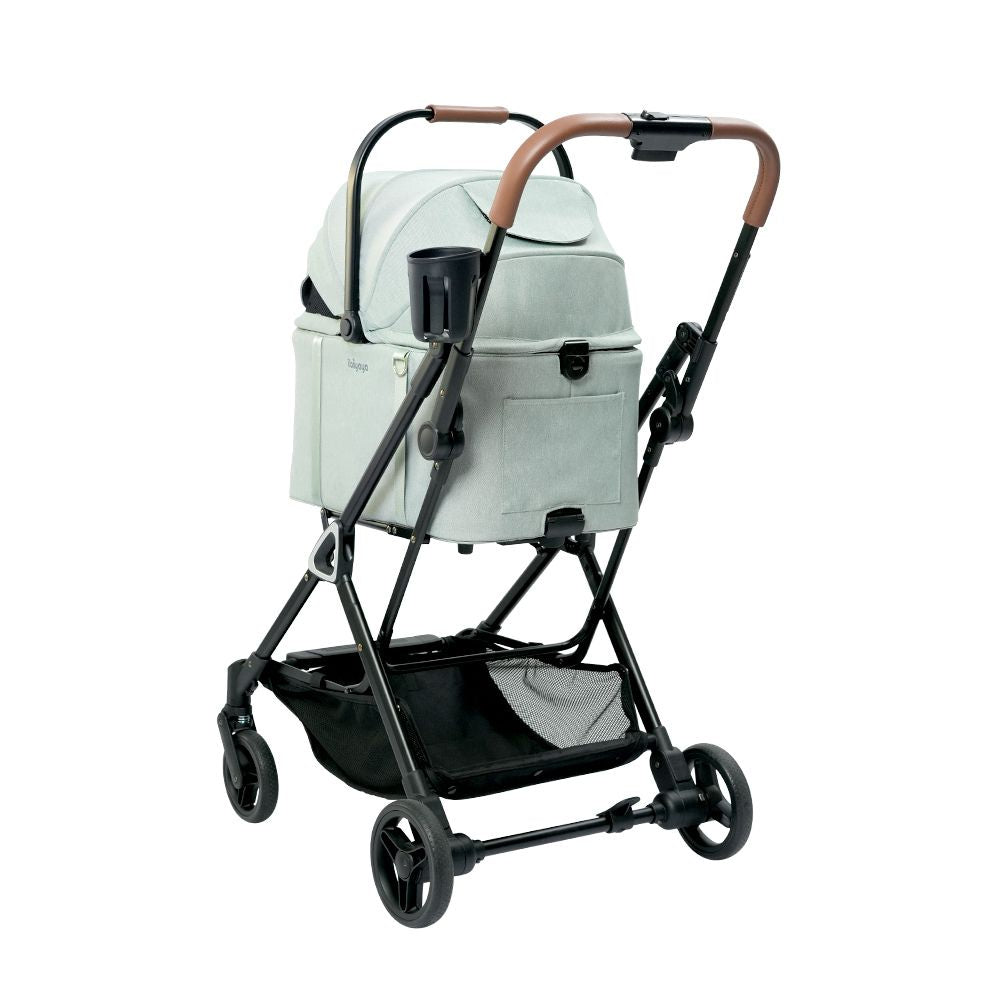 Ibiyaya Tinker Small Detachable Pet Stroller, Sage Green