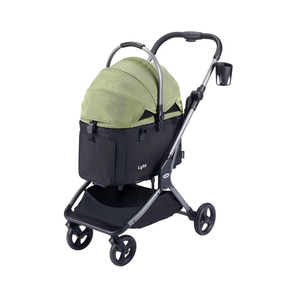 ibiyaya dog stroller Ibiyaya Lyte 3-in-1 Detachable Pet Stroller, Pickle Green