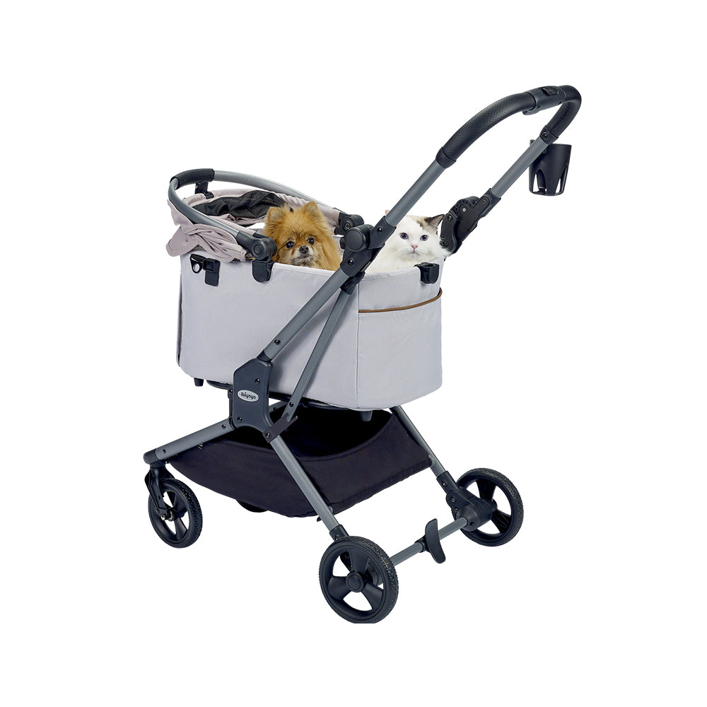 Ibiyaya Lyte 3-in-1 Detachable Pet Stroller, Dusty Apricot