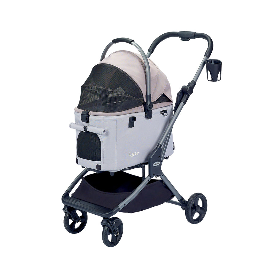 Ibiyaya Lyte 3-in-1 Detachable Pet Stroller, Dusty Apricot
