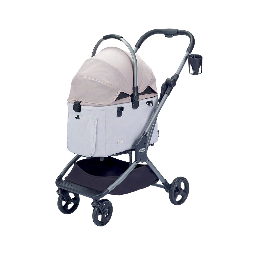 Ibiyaya Lyte 3-in-1 Detachable Pet Stroller, Dusty Apricot