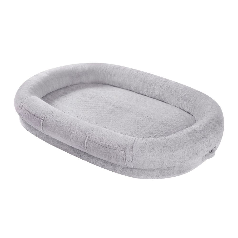 Comfort Plus Human Dog Bed, Light Grey