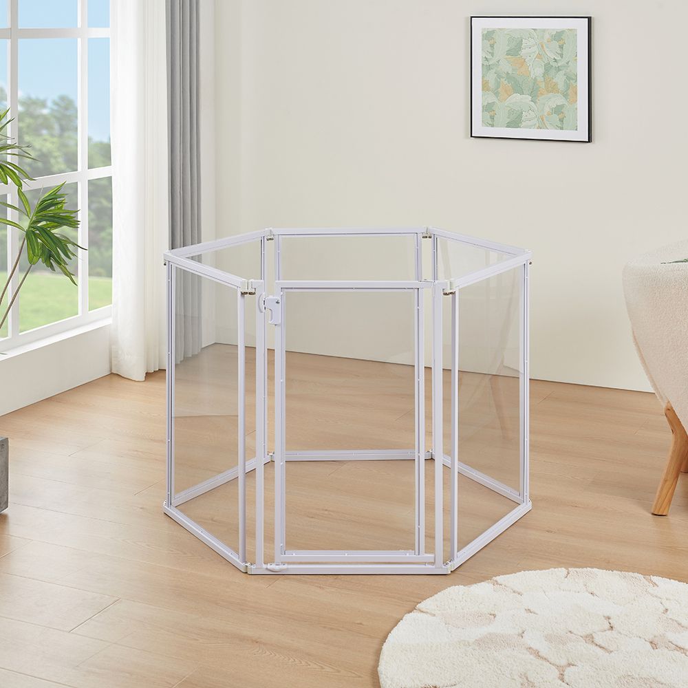 Clear Panel Pet Gate and Playpen