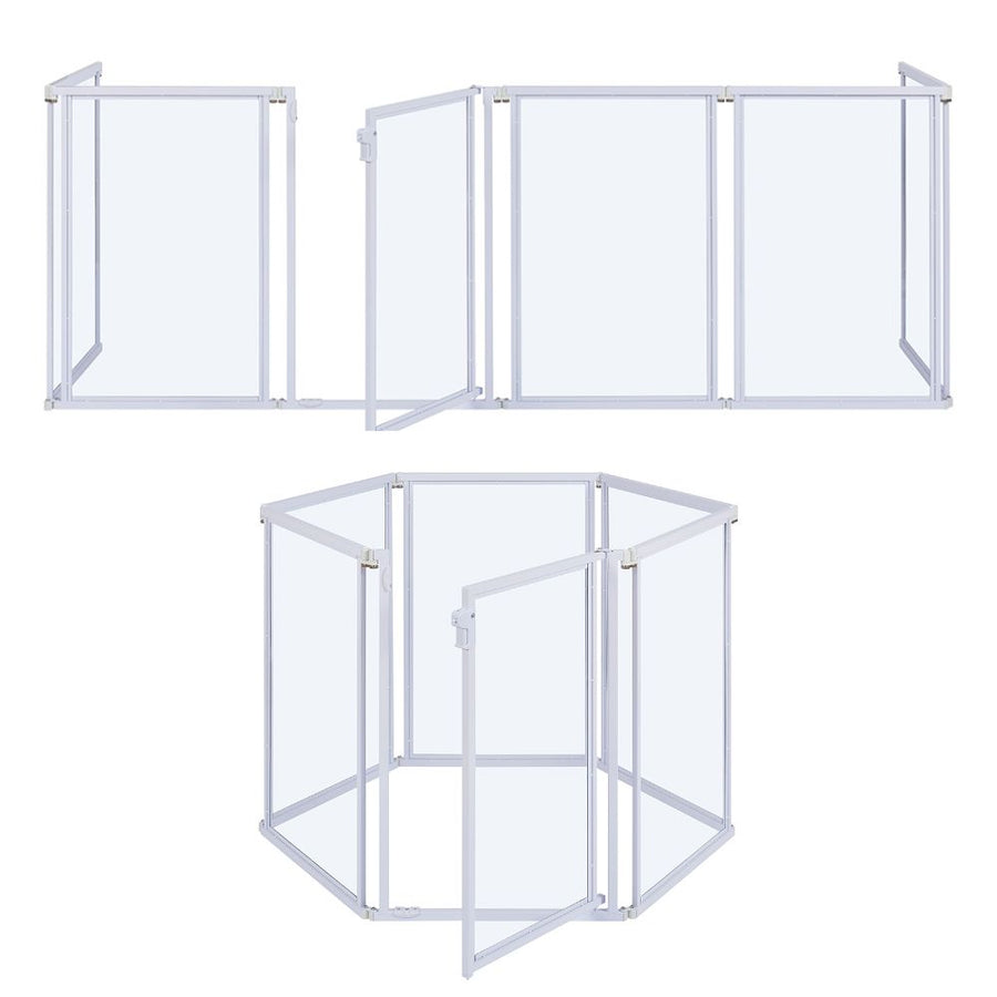 Clear Panel Pet Gate and Playpen