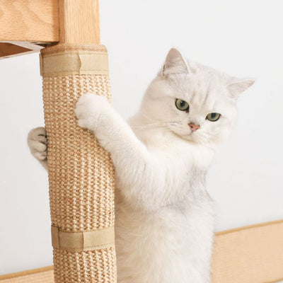 Wrap Around Cat Scratcher Mat, Beige