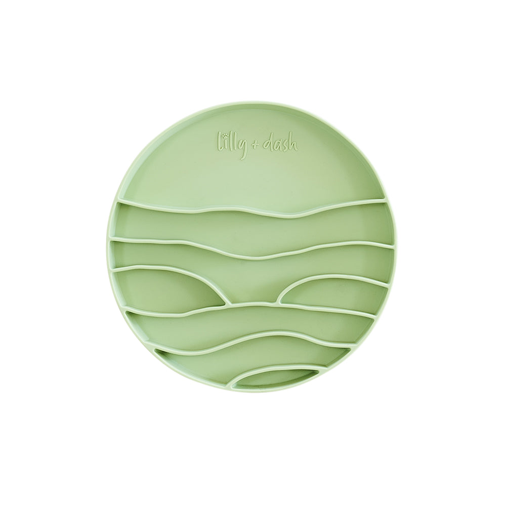 Lick Mat Insert for Ceramic Dog Bowl, Mint