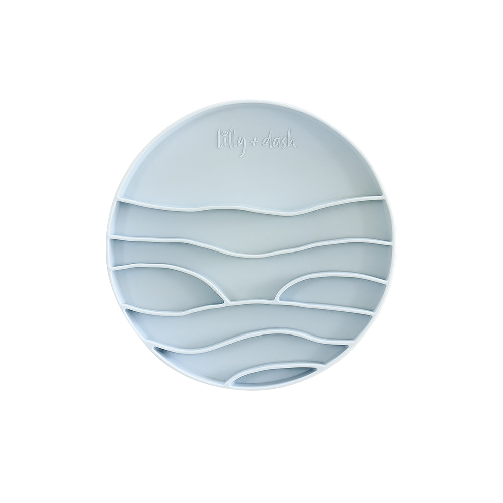 Lick Mat Insert for Ceramic Dog Bowl, Sky