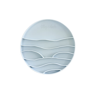 Lick Mat Insert for Ceramic Dog Bowl, Sky