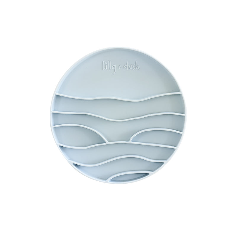 Lick Mat Insert for Ceramic Dog Bowl, Sky