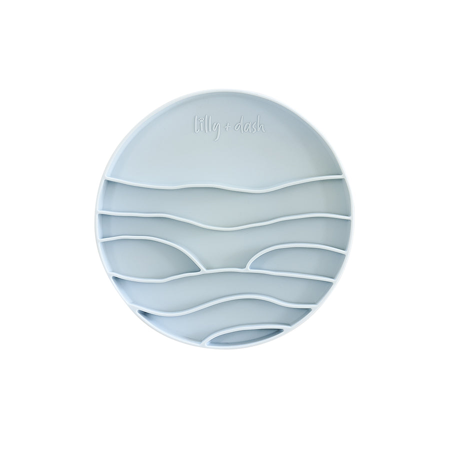 Lick Mat Insert for Ceramic Dog Bowl, Sky