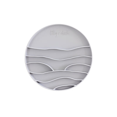 Lick Mat Insert for Ceramic Dog Bowl, Slate