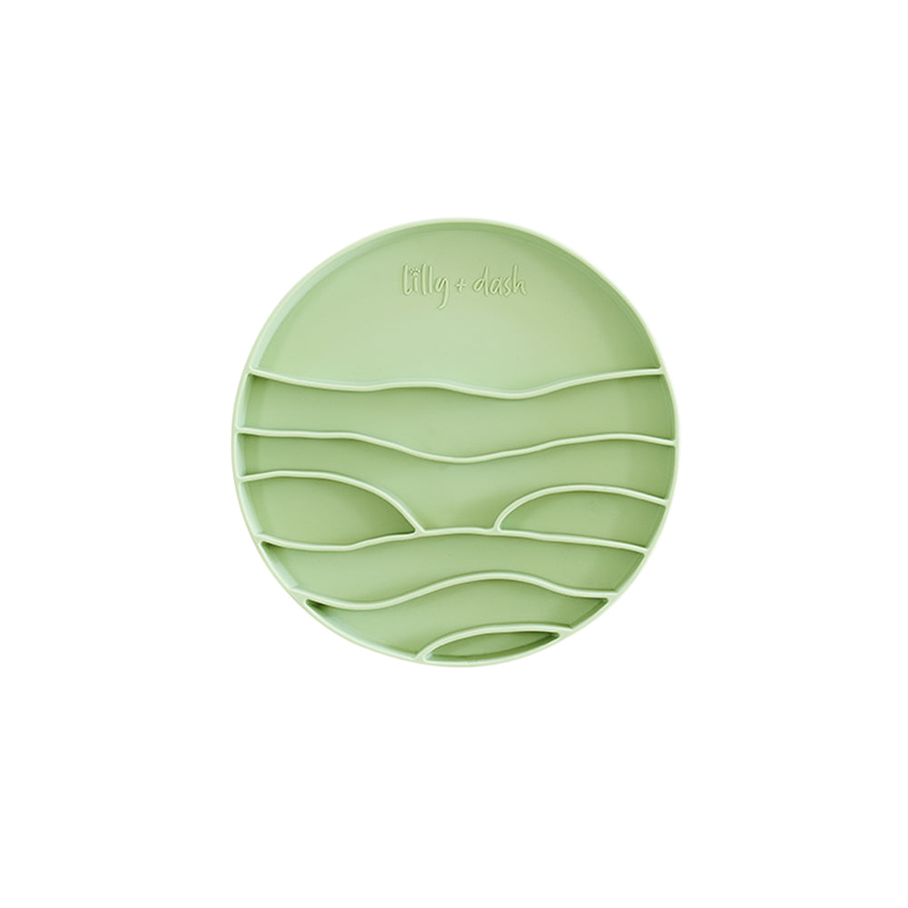 Lick Mat Insert for Ceramic Dog Bowl, Mint