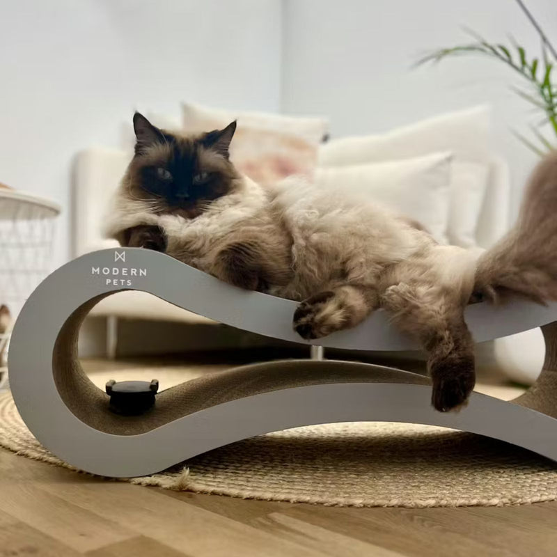 Cat Scratcher Infinity Lounge, Storm Grey