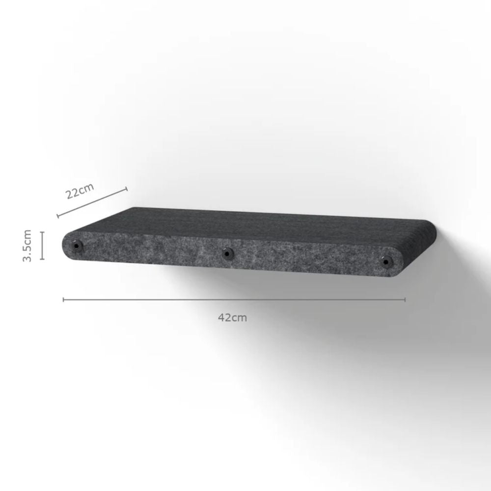 Cat Climber Set of 4 Shelves, Charcoal