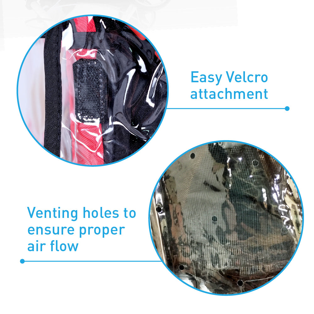 Ibiyaya Universal Pet Pram Rain Cover | Large