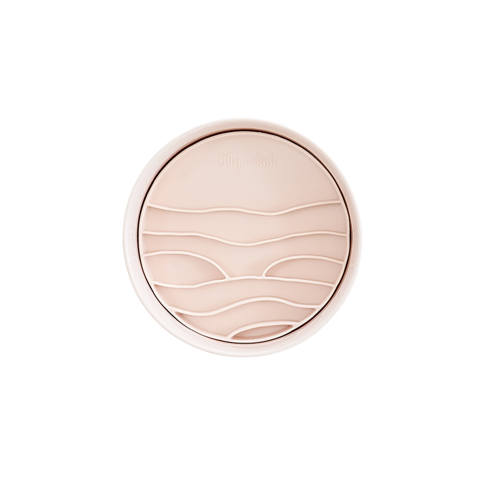 Lick Mat Insert for Ceramic Dog Bowl, Rose Quartz
