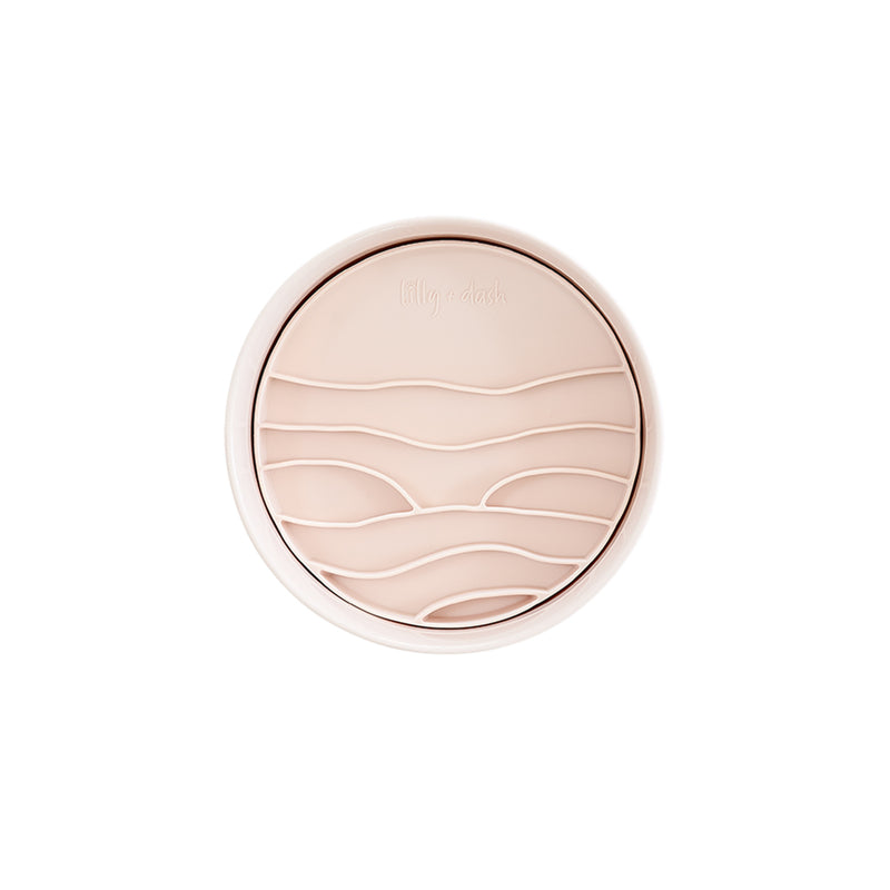 Lick Mat Insert for Ceramic Dog Bowl, Rose Quartz