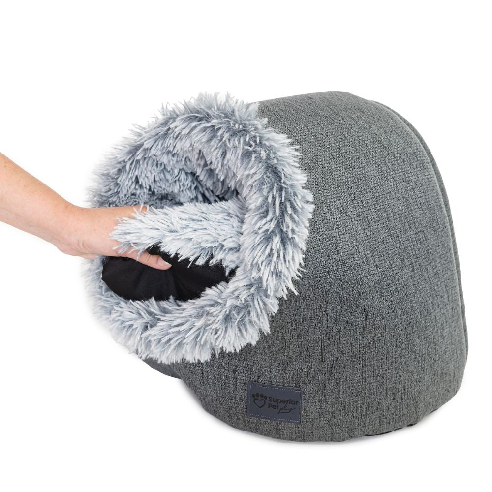 Calming Cat Dome, Dove Grey