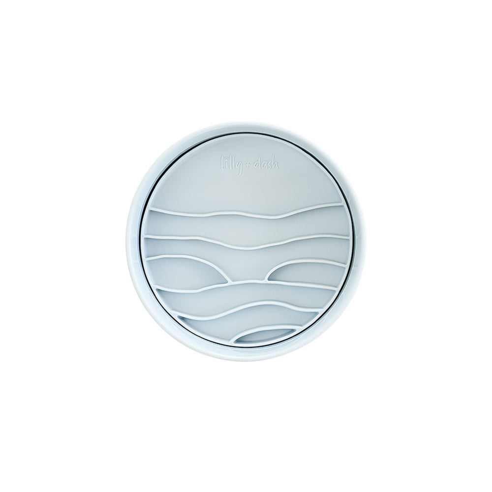 Lick Mat Insert for Ceramic Dog Bowl, Sky