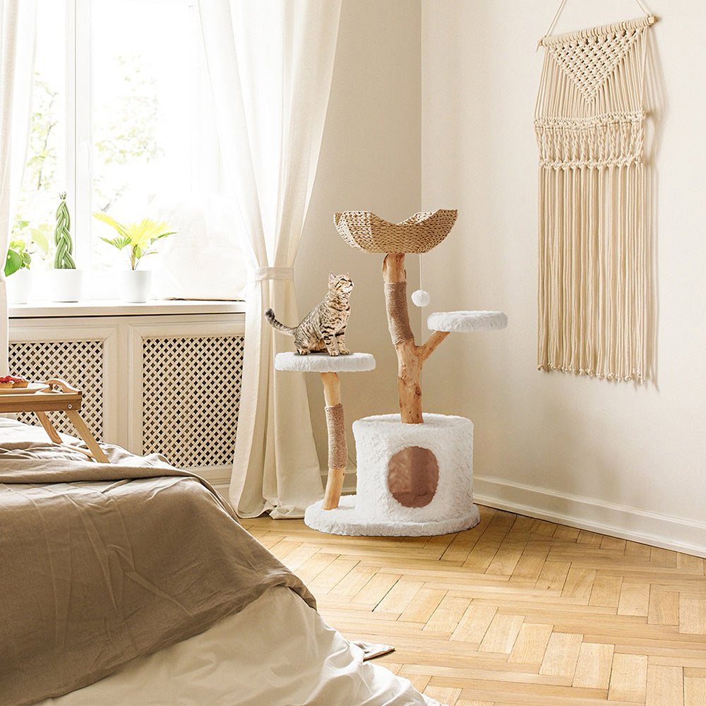Modern Pets Real Wood Cat Tree
