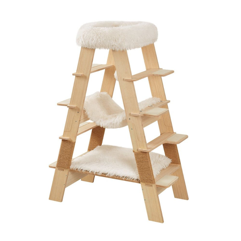 Pyramid Wooden Cat Tree