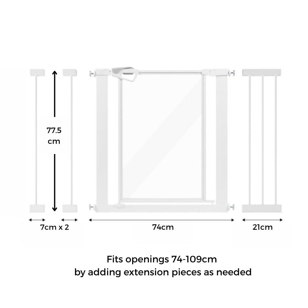Clear Baby Gate for Dogs