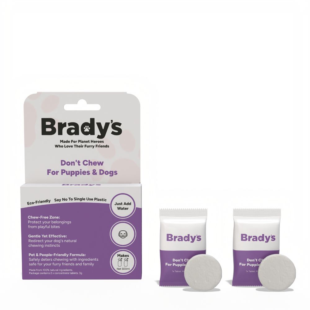 Brady's Don't Chew Spray Tablet for Puppies & Dogs