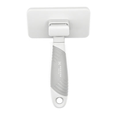 Self-cleaning Deshedding Brush with Soft Plastic Tips