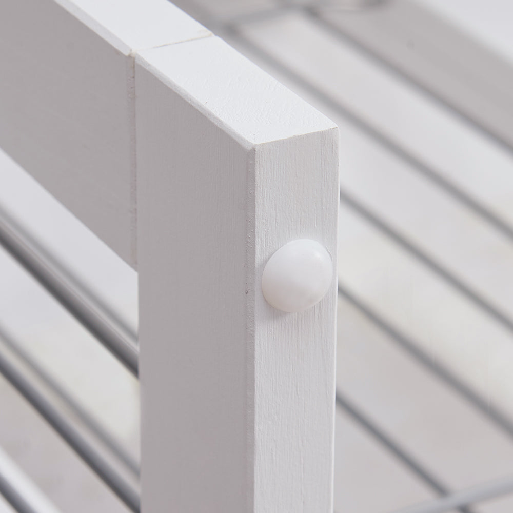 Freestanding Retractable Dog Barrier with Gate