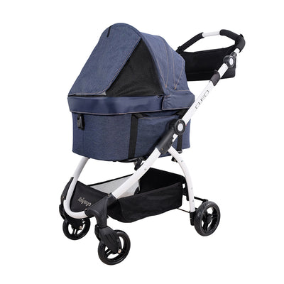 Ibiyaya CLEO Pet Stroller & Car Seat Travel System, Blue Jeans