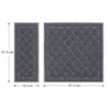 Cleo Internal Cat Litter Mat - Two-Piece Set