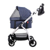 Ibiyaya CLEO Pet Stroller & Car Seat Travel System, Blue Jeans